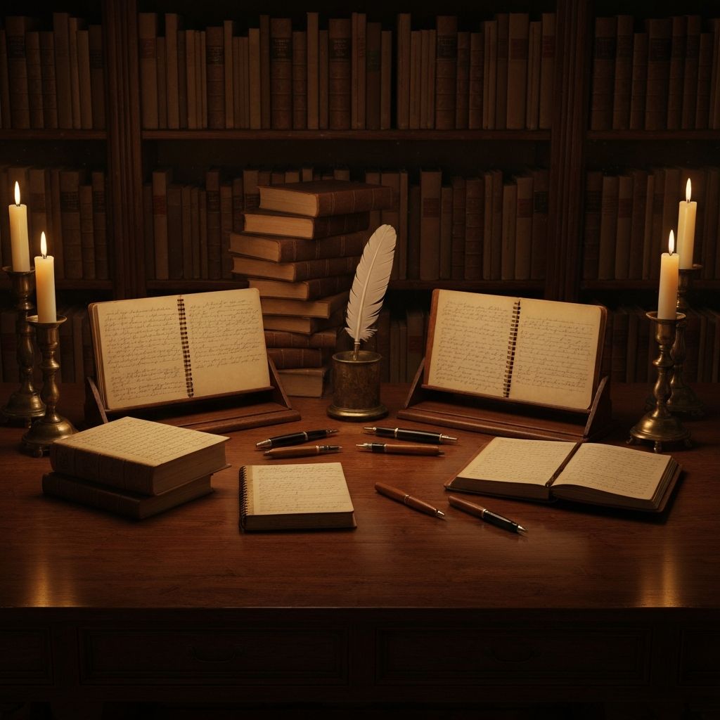 Vintage research and scholarly materials