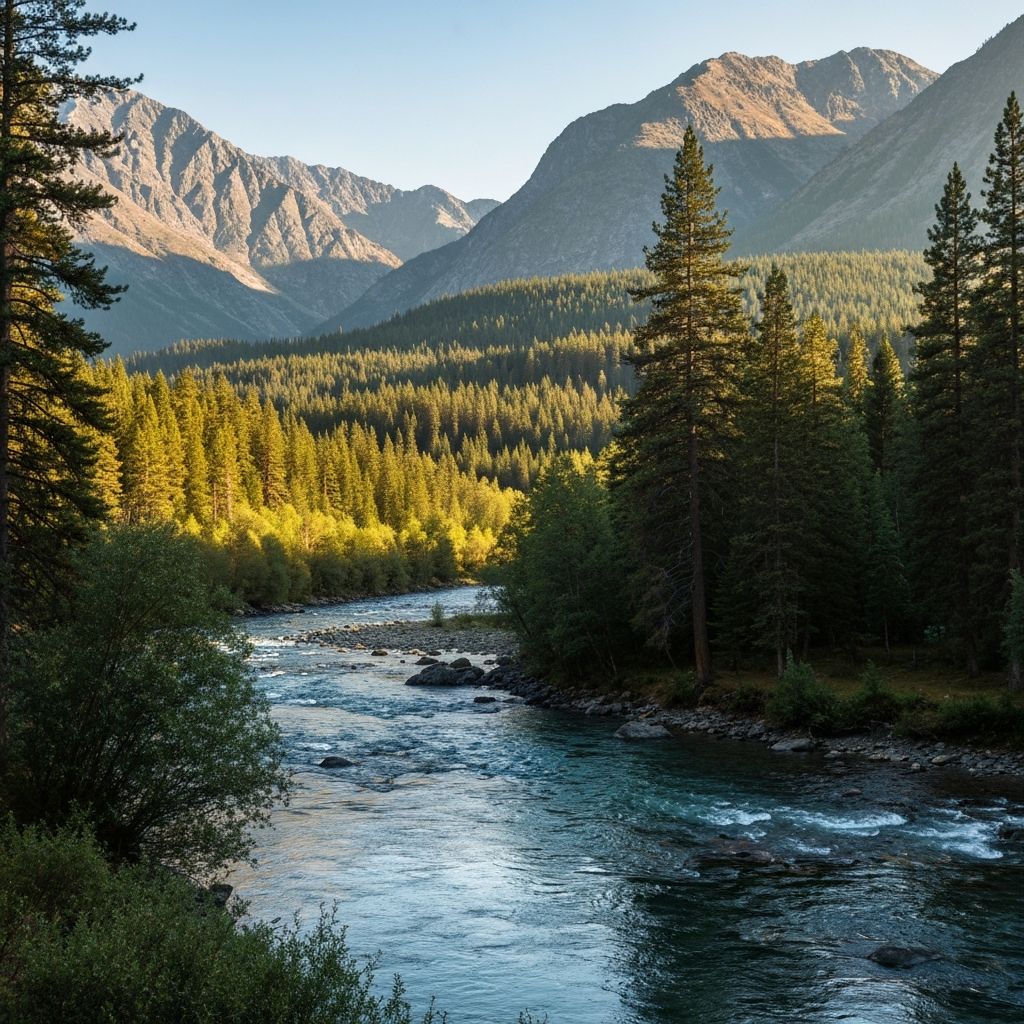 Natural landscape representing balance